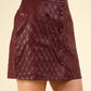 Very J - Textured Faux Leather Mini