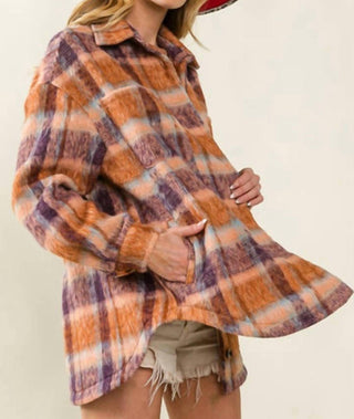 Bibi - Harvest Sunset Shacket