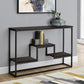 Accent Console Table For Entryway, Multi-Tier Design