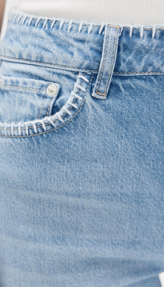 Rails - Getty Crop Jeans w/ Whip Stitch