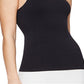 BCBGMAXAZRIA Women's Daisy Knit Round Neck Camisole Top Black Size X-Small