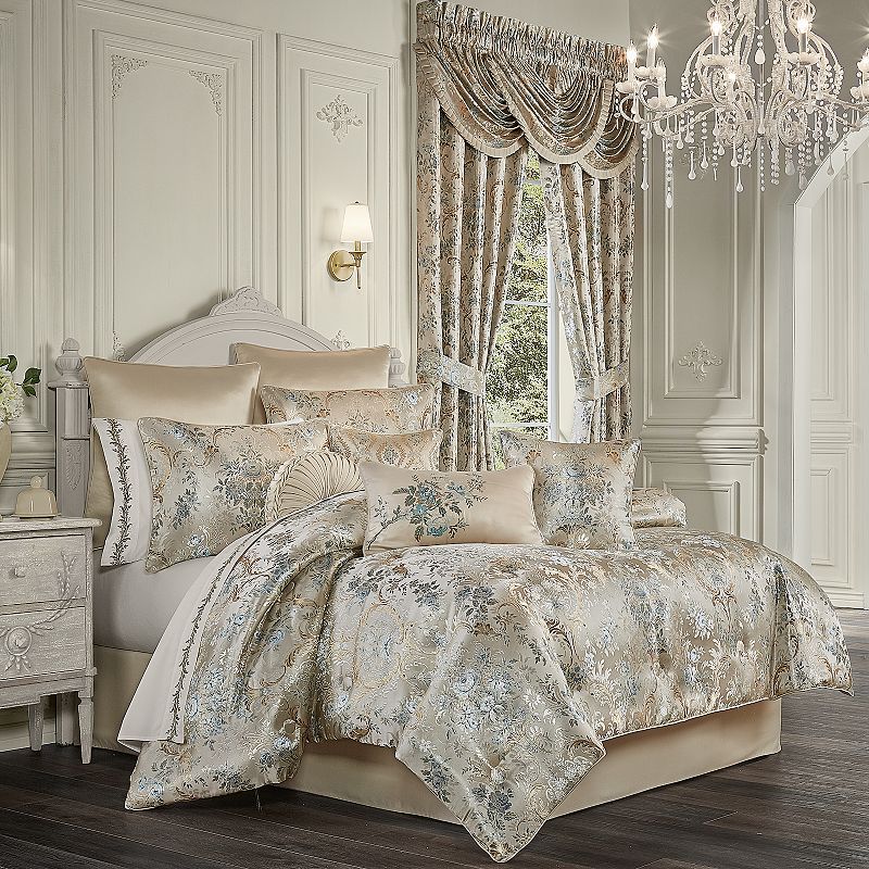 J Queen Jacqueline King Comforter Set - Blue