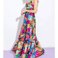 Flying Tomato - Abstract Print Maxi Dress