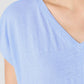 Eileen Fisher - Organic Linen Jersey V-Neck Tee