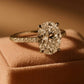 Allyanna Gifts - Women's Oval Pave Moissanite Ring