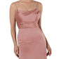 Sorella Vita - Floor-Length Charmeuse Bridesmaid Dress with Skirt Slit