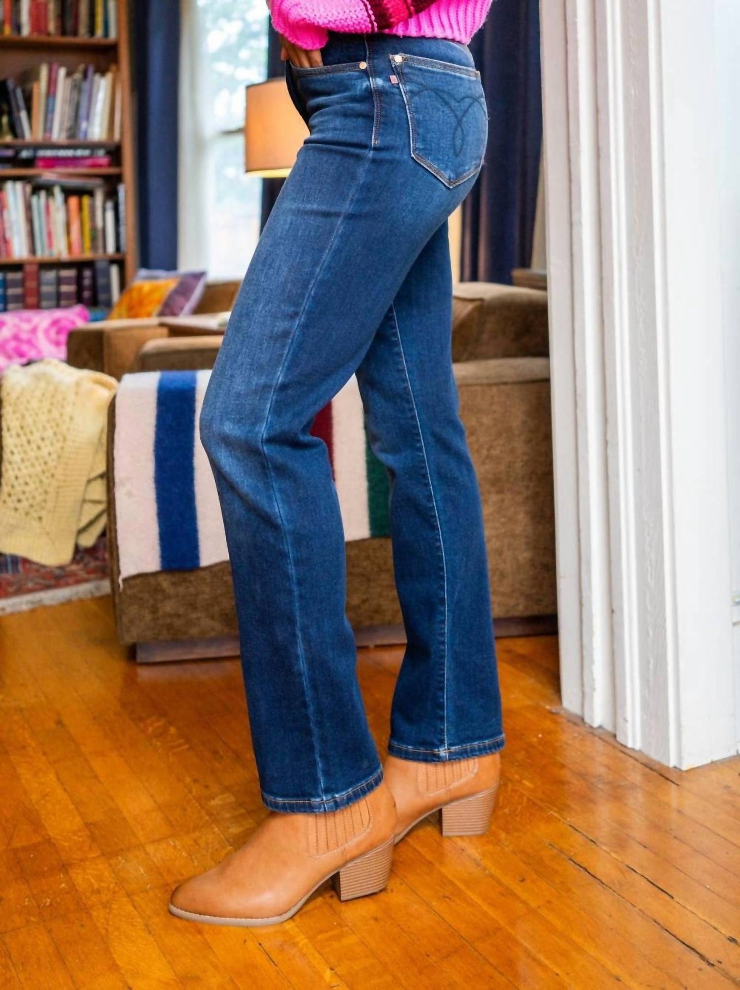 Judy Blue - Thermal Straight Jeans