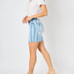 Judy Blue - Star & Stripe High Waist Bleached Skirt