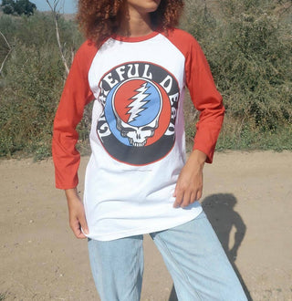 People Of Leisure - Grateful Dead Stealie Baseball Tee
