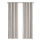 2 Pieces Set Room Darkening Curtain Panels with Grommet - Contemporary Style