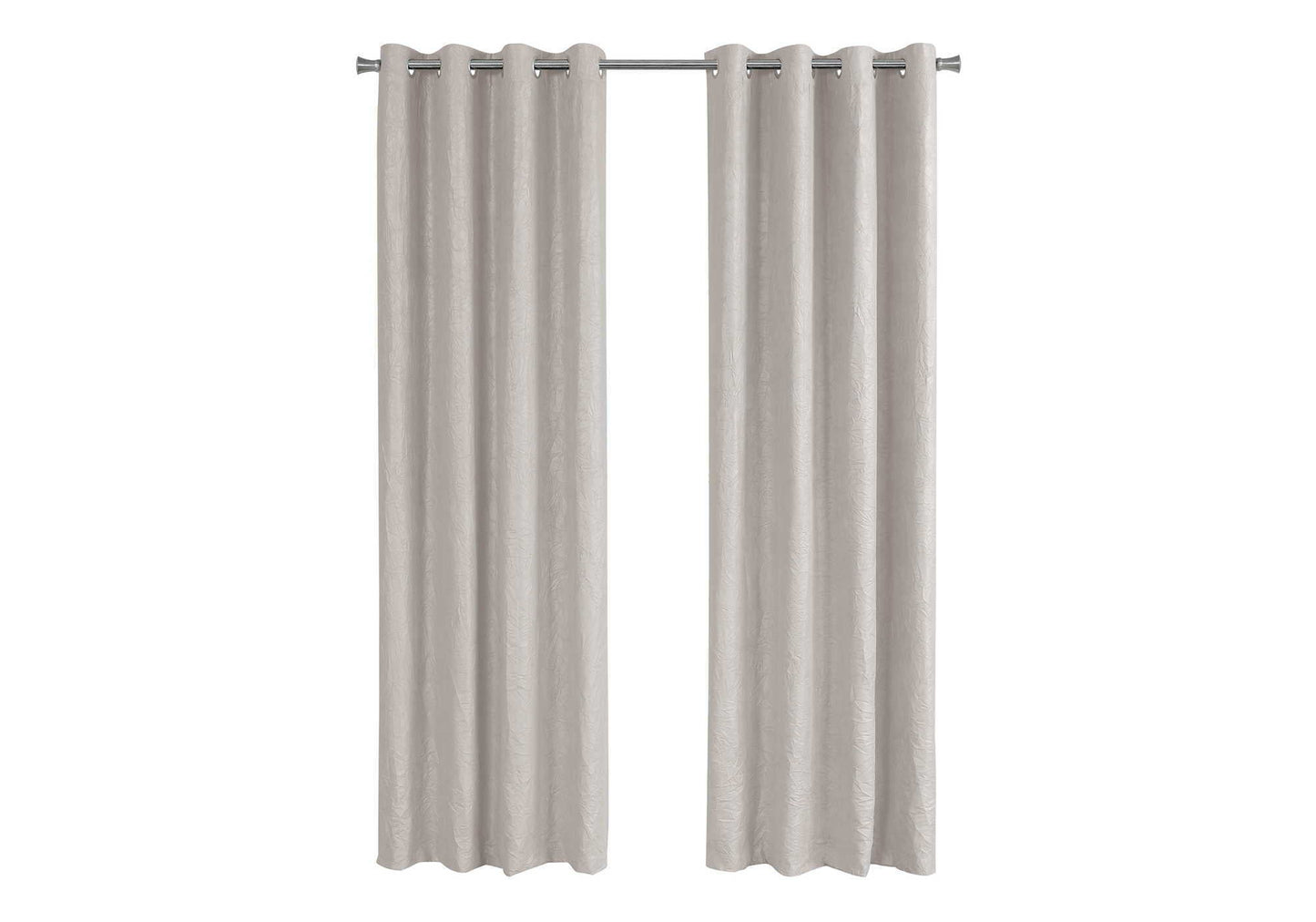 2 Pieces Set Room Darkening Curtain Panels with Grommet - Contemporary Style