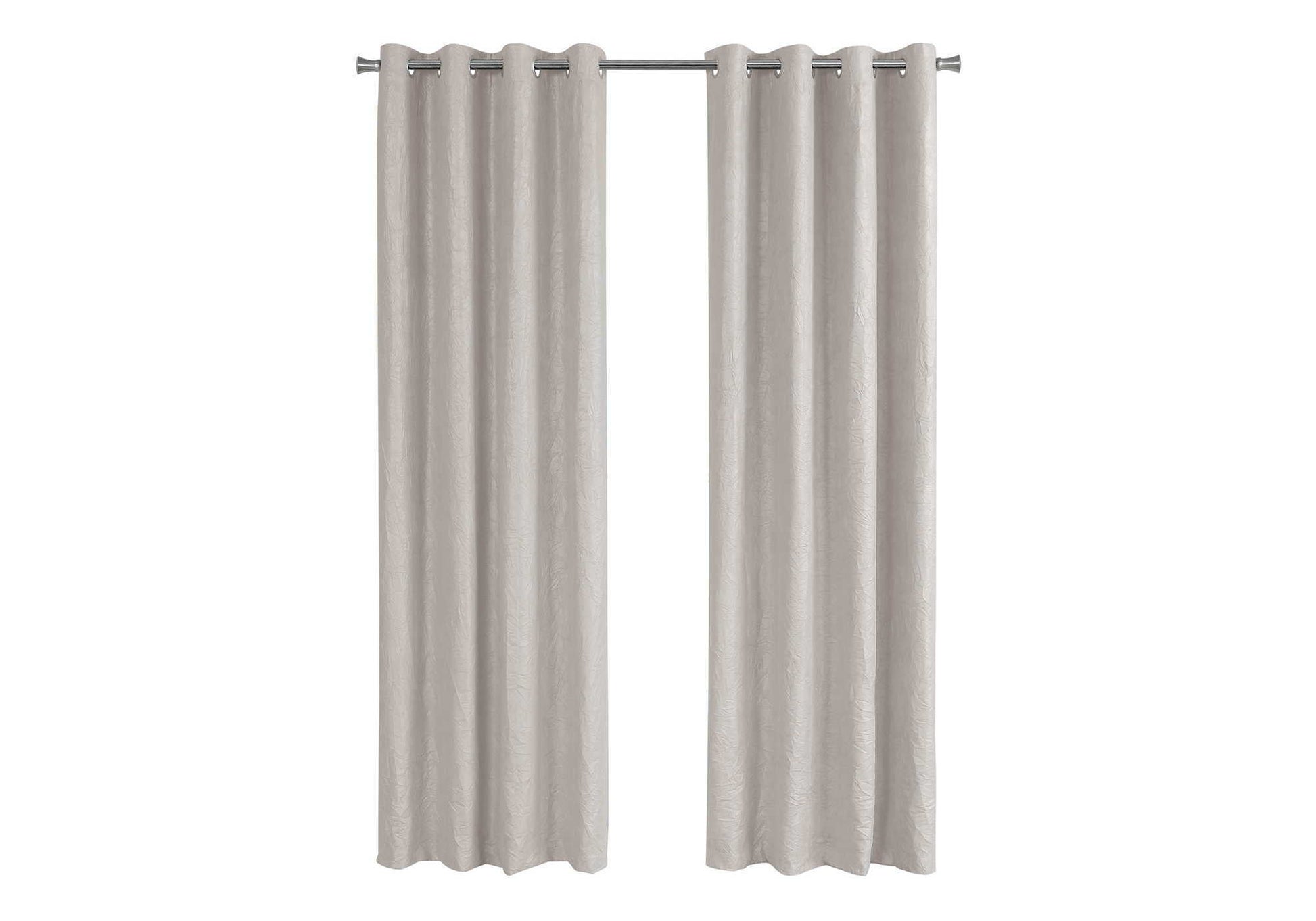2 Pieces Set Room Darkening Curtain Panels with Grommet - Contemporary Style