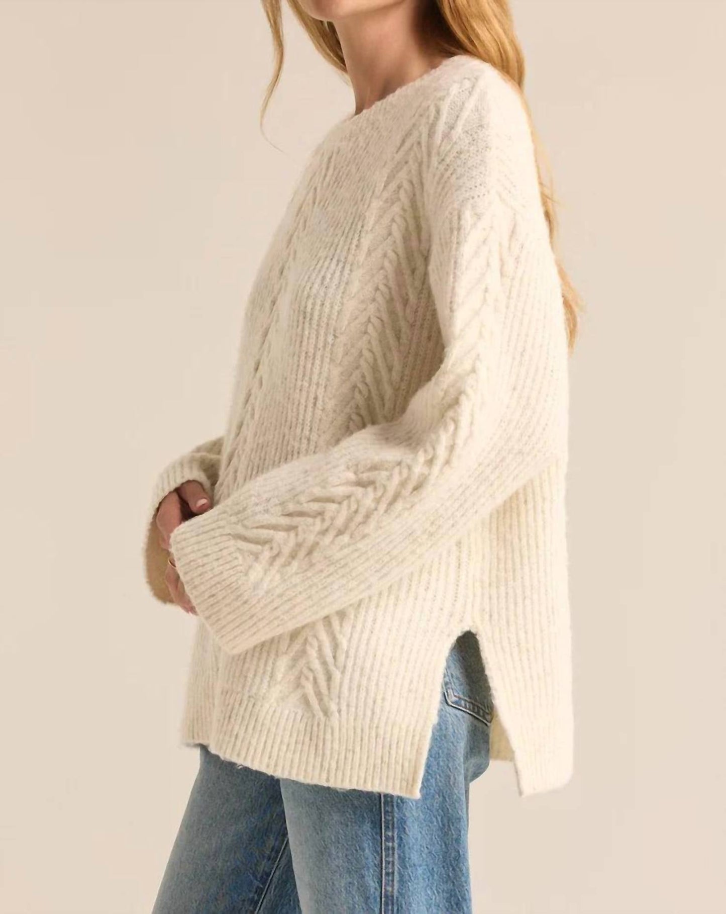Z Supply - All That Glitters Cable Knit Sweater