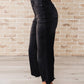 Judy Blue - High Rise Button Fly Wide Leg Crop Jean