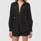 Cami Nyc - Stefania Eyelet Tie Waist Top