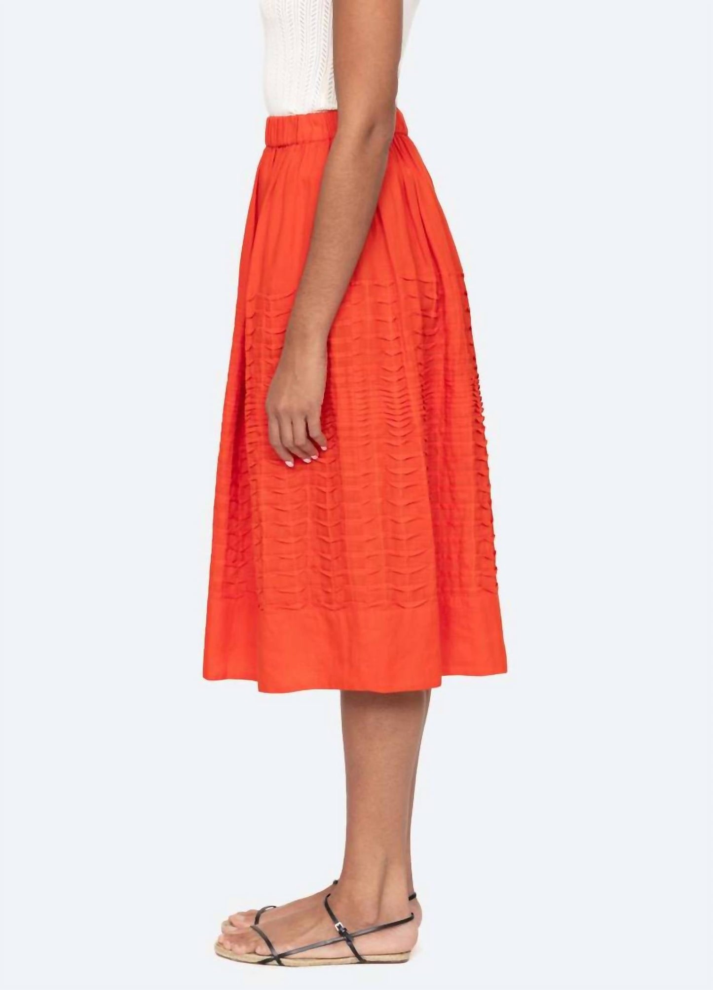 Sea - Zora Pleated Midi Skirt