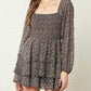 Entro - Square Neck Long Sleeve Romper