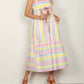 Trendsi - Very J Striped Woven Smocked Midi Cami Dress