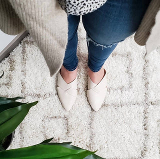 Qupid - Women's Swirl Ballerina Mules