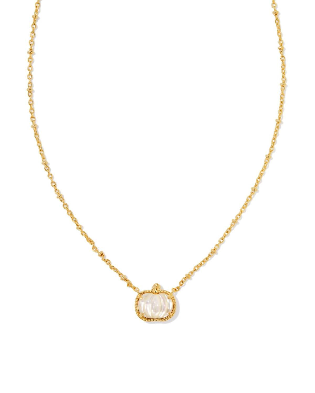 Kendra Scott - Women's Pumpkin Short Pendant Necklace