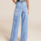 Habitual - Gemma Wide Leg Studded Stretch Jeans