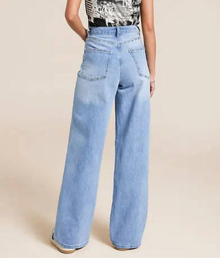Habitual - Gemma Wide Leg Studded Stretch Jeans