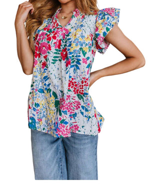 Entro - Floral Impressions Blouse