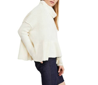 Free People - Layer Cake Trapeze Turtleneck Oversize Rib Sweater