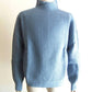 A Trip In A Bag - Men's Foggy Mock Bottleneck Sweater