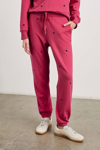 Rails - Kingston sweatpant Pink Midnight Hearts