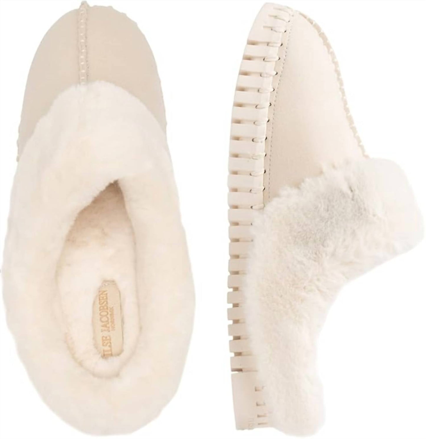Ilse Jacobsen - Women's Tulip Faux Fur Trimmed Slippers