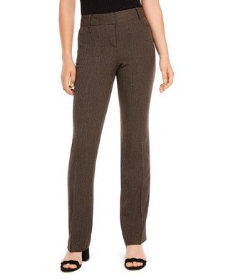 BCX Junior's Tweed Trouser Pants Brown Size 11