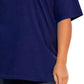 On The Plus Side - Plus Size Jersey V-neck Short Sleeve Tee