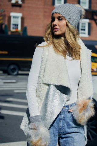 Jocelyn - Women's Lauryn Faux Angora Hat