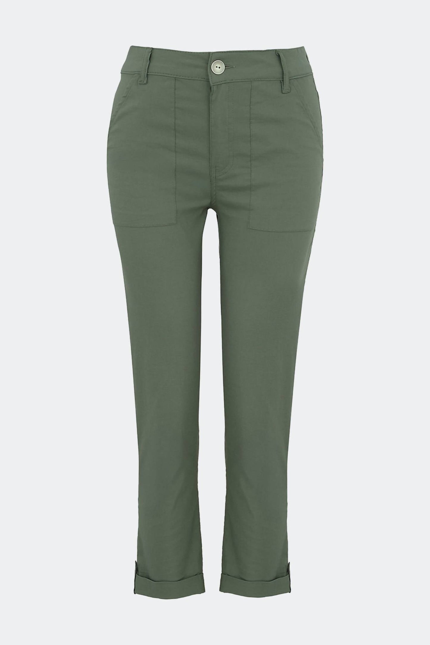 Dolcezza - Women's Dolcezza Leg Cuffed Zip Pants
