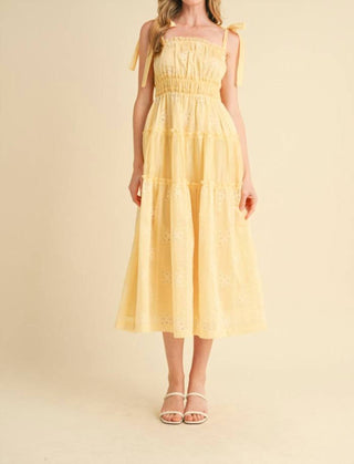 &Merci - Eyelet Midi Dress