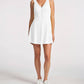 Thrive Societe - Endure Perforated Zip Tennis Dress