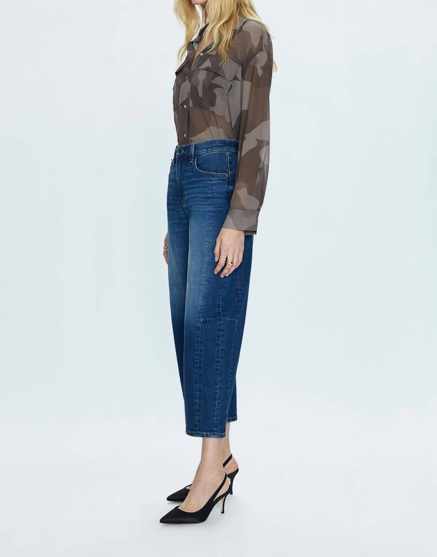Pistola - Eli High Rise Barrel Jean