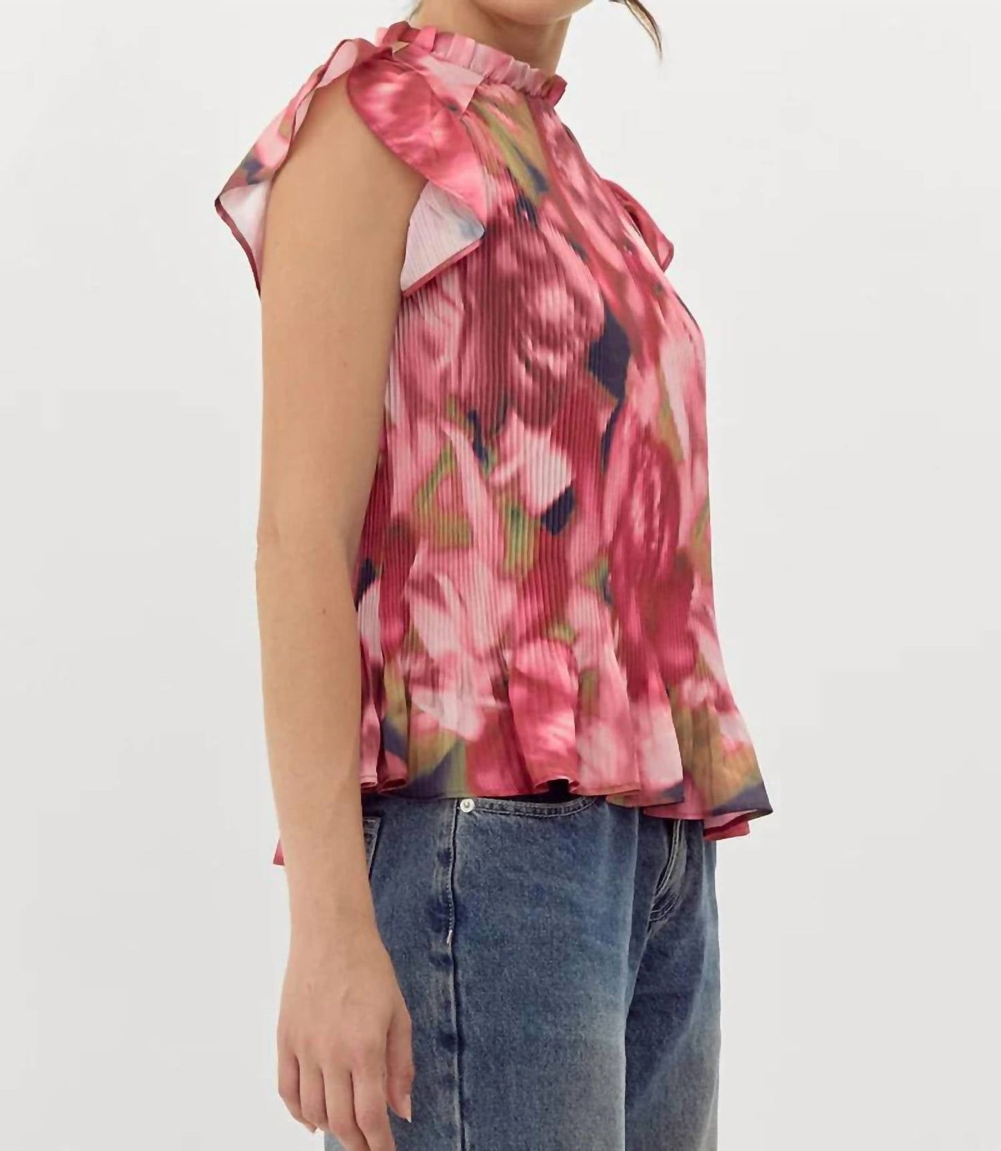 Adelyn Rae - Jacinda Pintucked Blouse