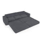 Modern Minimalist L Shape Modular Sectional Sofa, Couch
