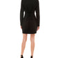 Speechless Junior's Lace Up Back Blazer Dress Black Size 3