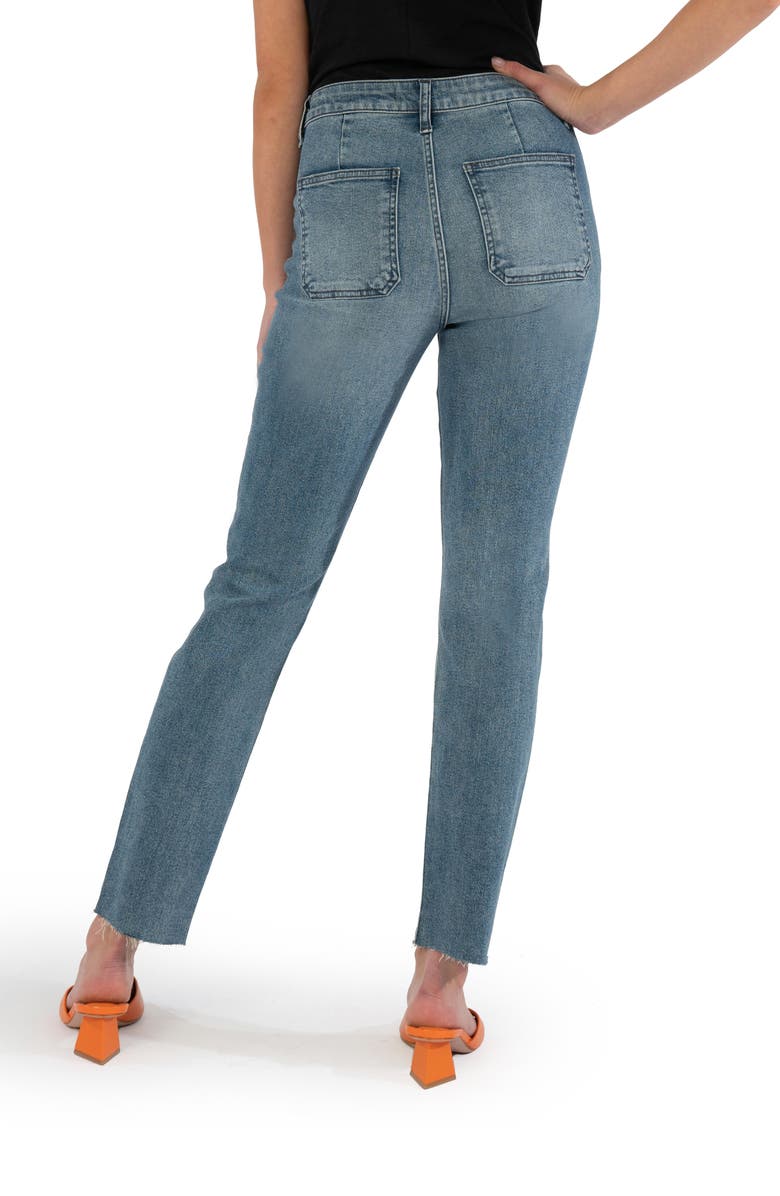 Kut From The Kloth Chrissie Fab Ab High Waist Cigarette Jeans In Trendy Size 00