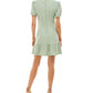 Speechless Junior's Eyelet Mini Dress Green Size XX-Small