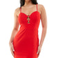 Speechless Junior's Two Buckle Bodycon Dress Red Size X-Small