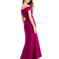 Adrianna Papell Women's Cascade Ruffle Gown Pink Size 14