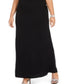 Adrianna Papell Women's Blouson Cowl Neck Gown Black Size 20