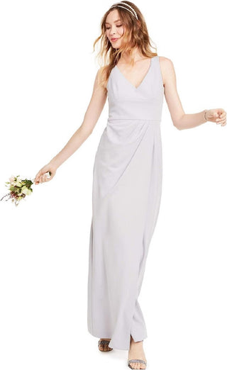 Adrianna Papell Women's Bridal Dress Gray Gray Size 6