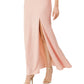Adrianna Papell Women's Off The Shoulder Crepe Gown Pink Size 2