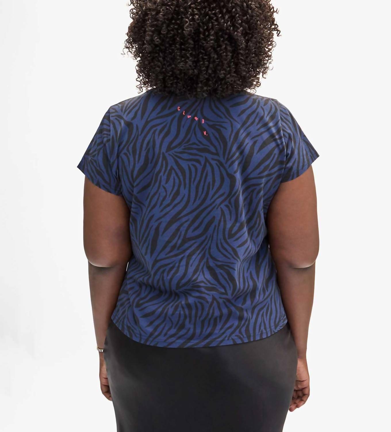 Clare V. - Zebra Print Tee