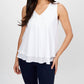 Frank Lyman - Sleeveless V-neck Top